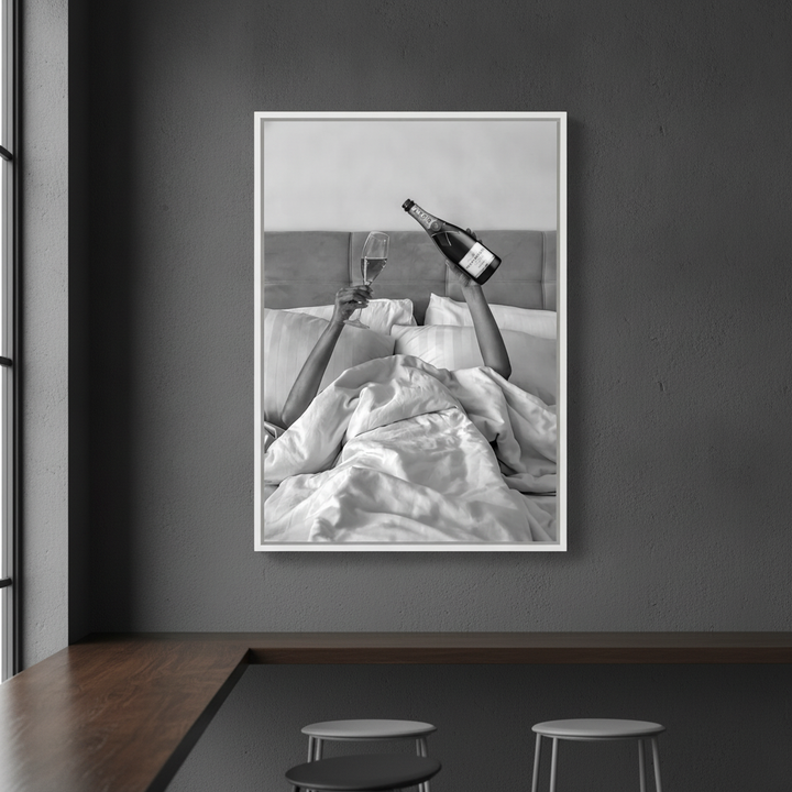 Champagne Bed and Breakfast Photograph Wall