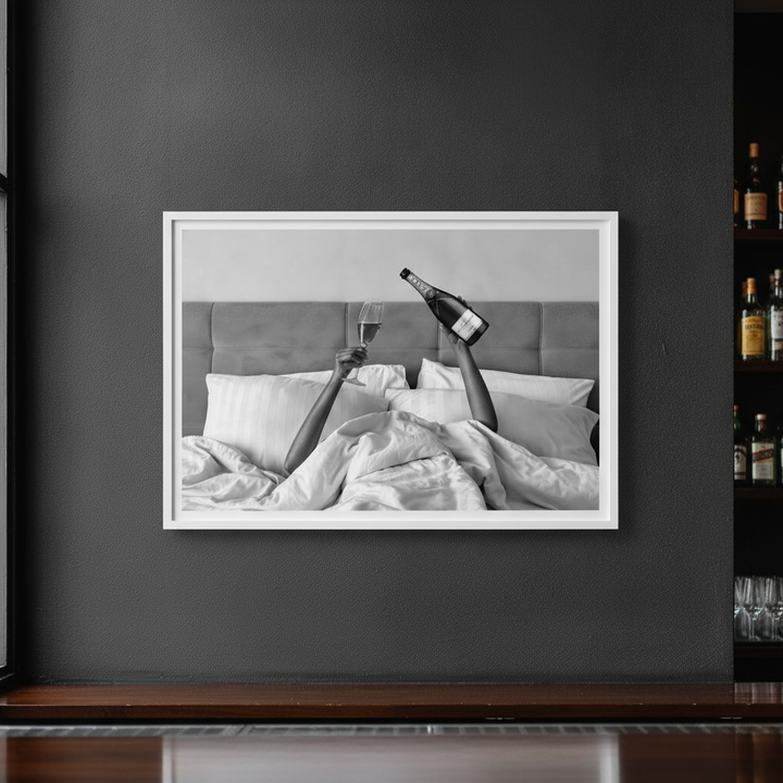 Champagne Bed and Breakfast Photograph Wall Art Landscape
