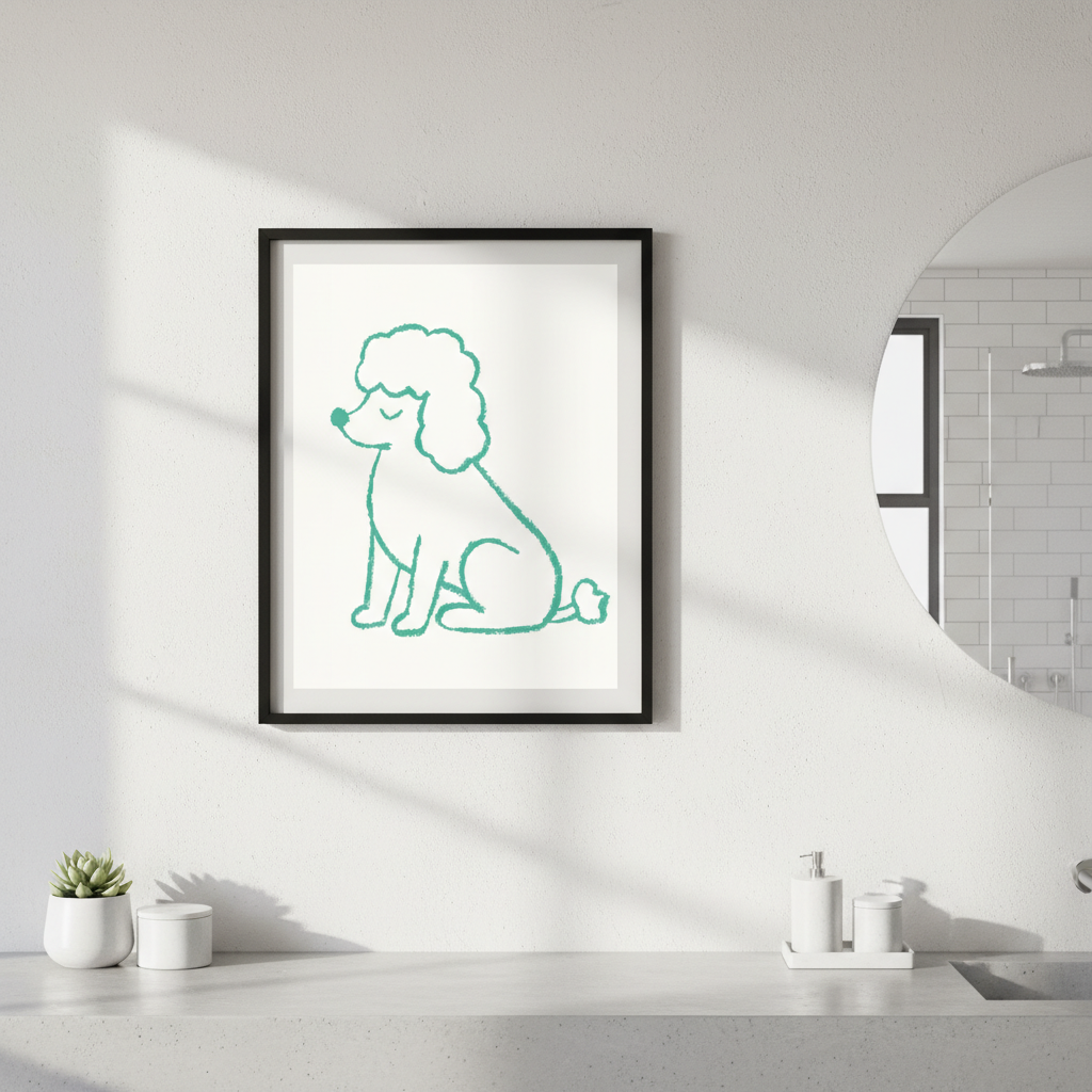 Poodle by Silvia Visscher