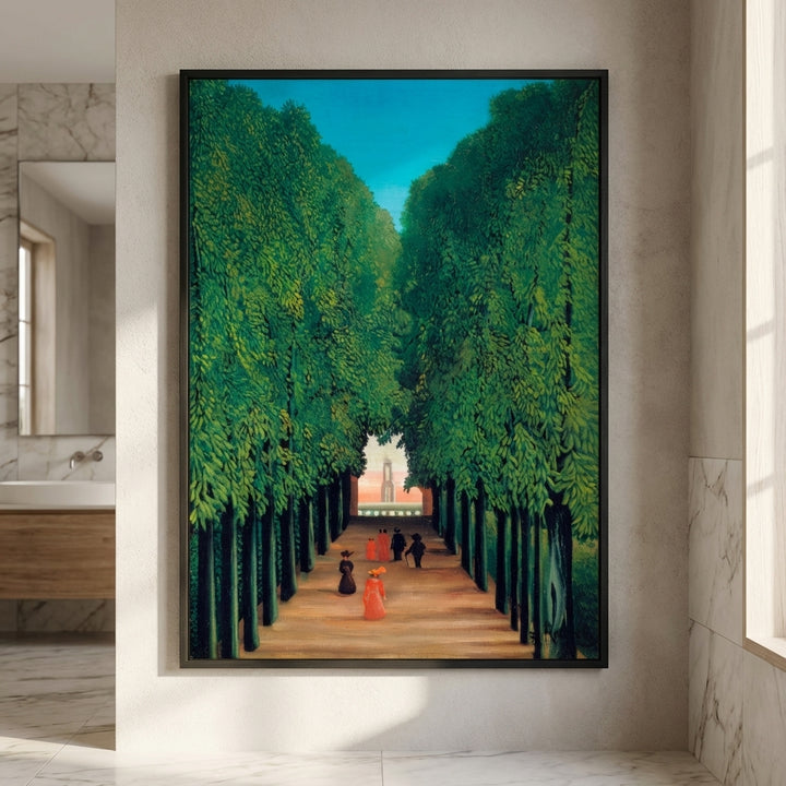 Henri Rousseau The Avenue in Saint-Cloud Park