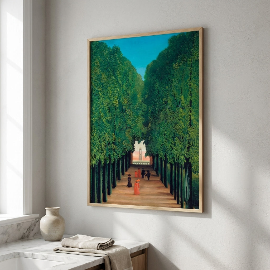 Henri Rousseau The Avenue in Saint-Cloud Park