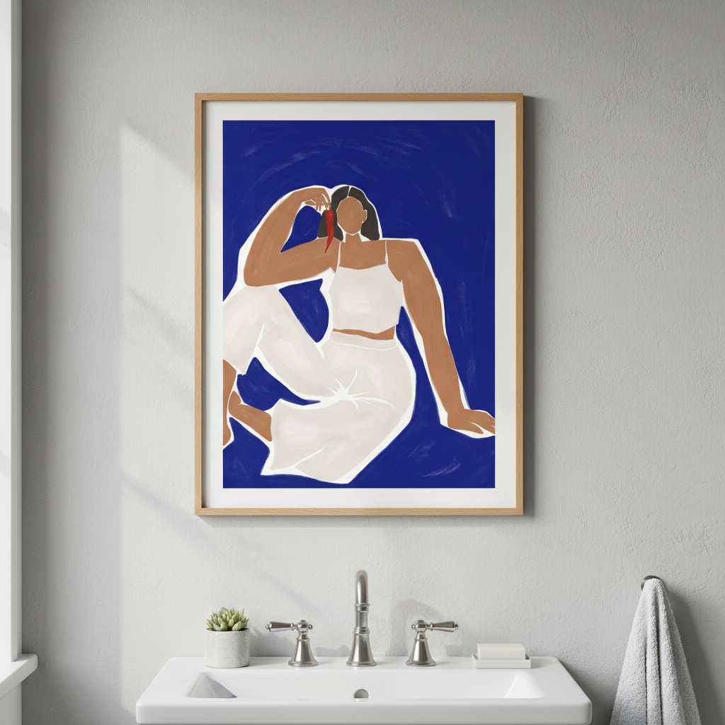 Woman with Chili by Ivy Green Illustrations