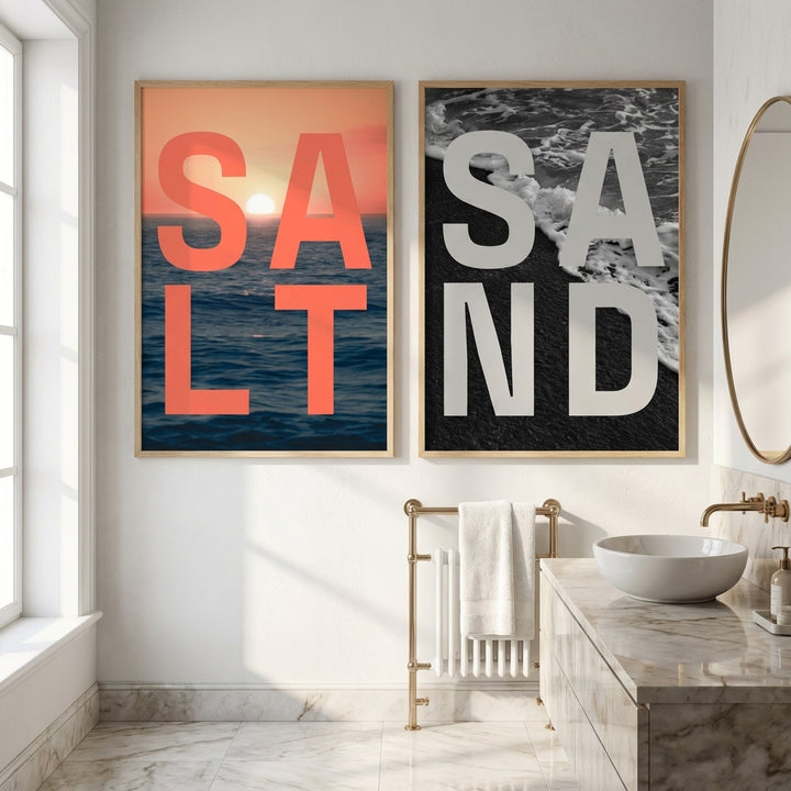 Salt and Sand Set of 2 by Casey McCallister