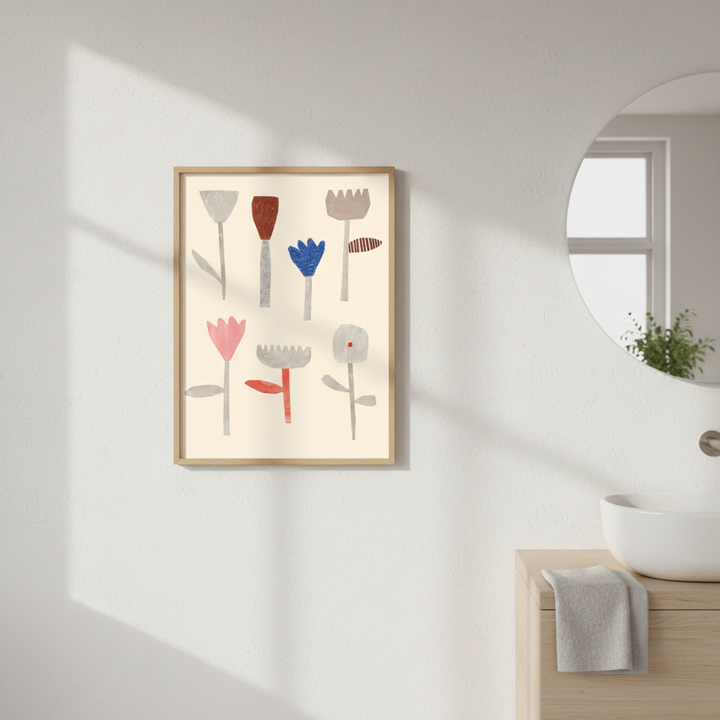 Collage Flowers by Silvia Visscher