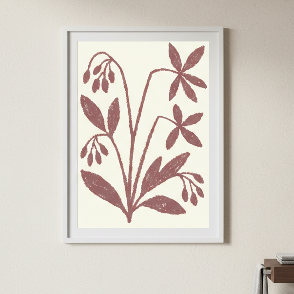 Floral Plant by Silvia Visscher