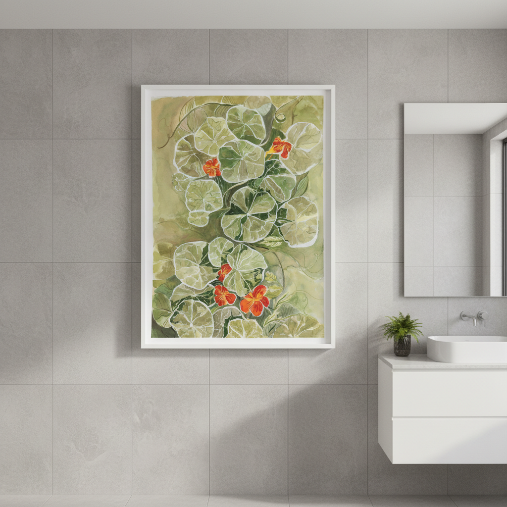 Nasturtium Tapestry by Lucrecia Caporale