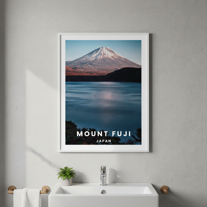 Mt Fuji Travel Poster, Japan by L10