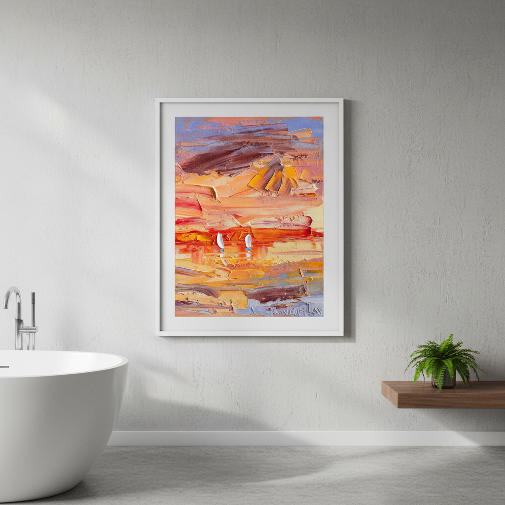 Sunset Duet by Angela Hawkey