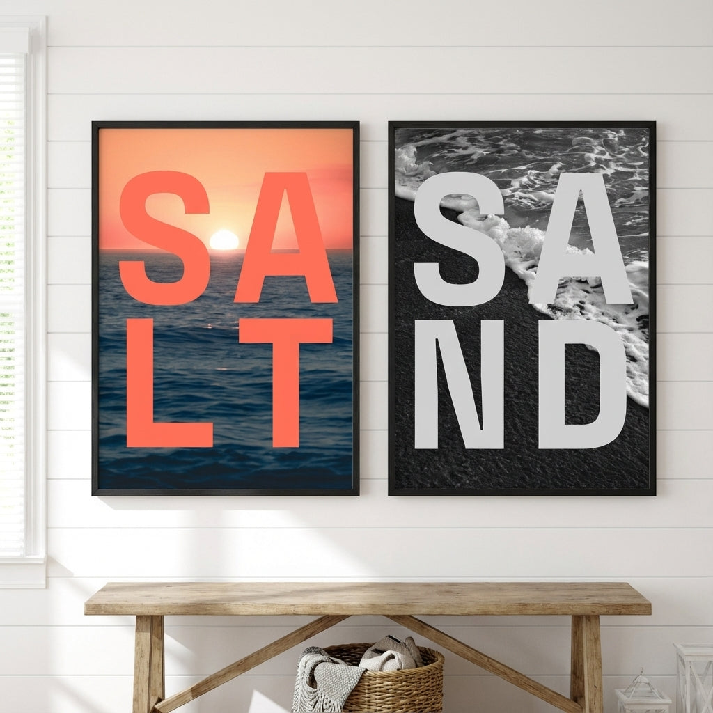 Salt and Sand Set of 2 by Casey McCallister