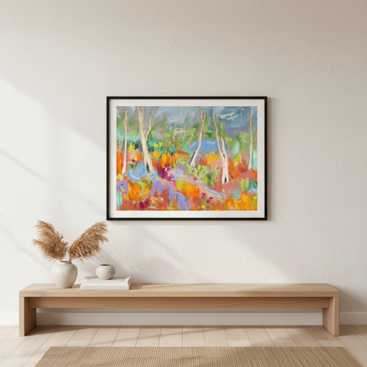 Where the Birches Dance by Angela Hawkey