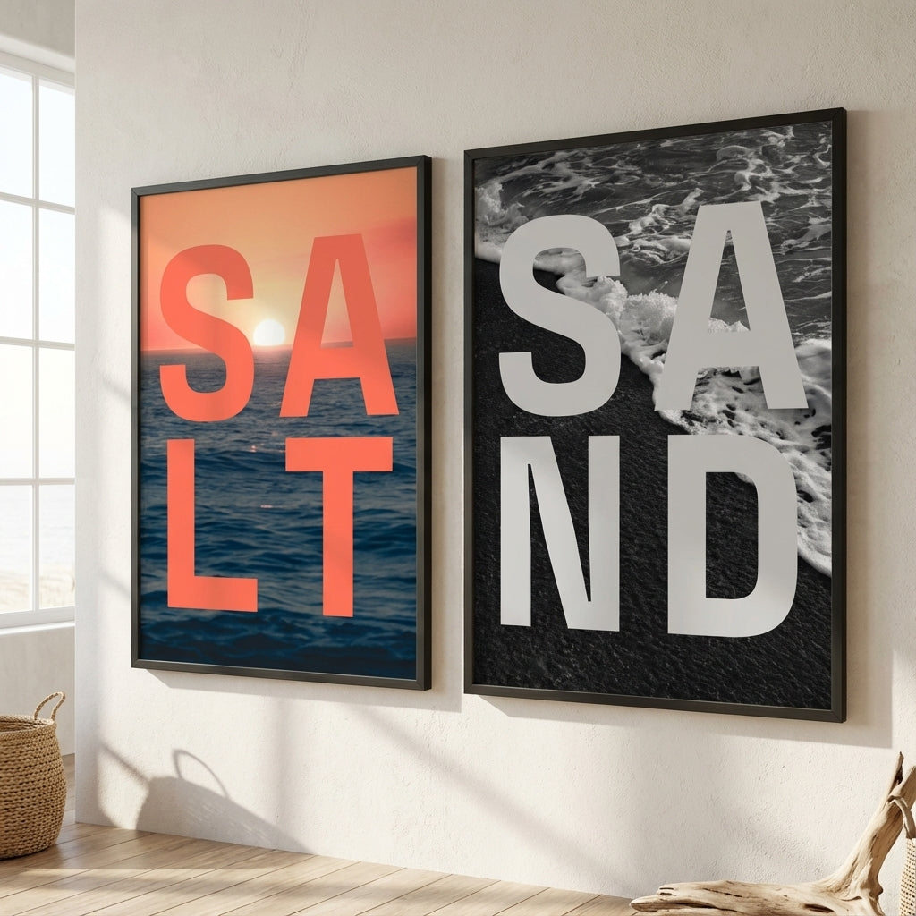 Salt and Sand Set of 2 by Casey McCallister