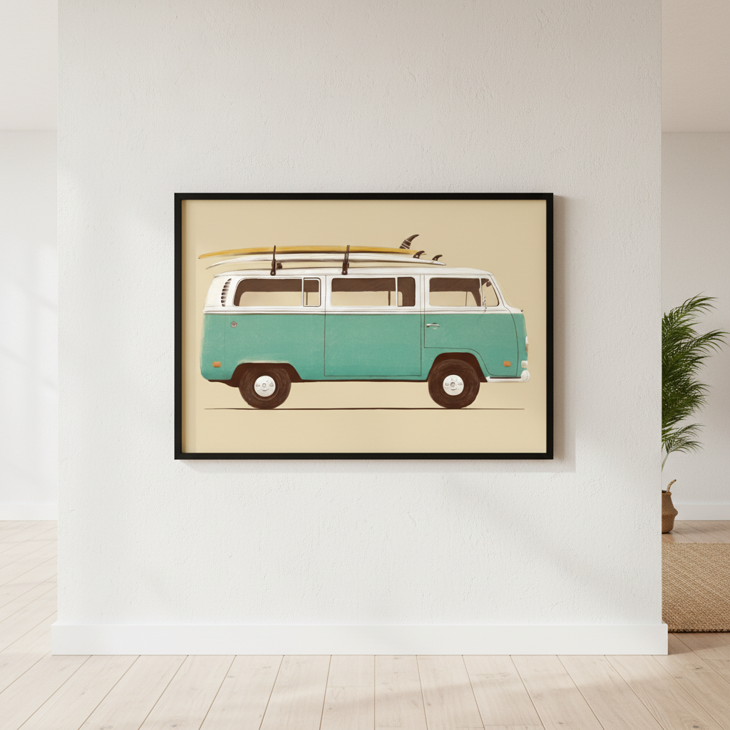 Blue Van by Florent Bodart