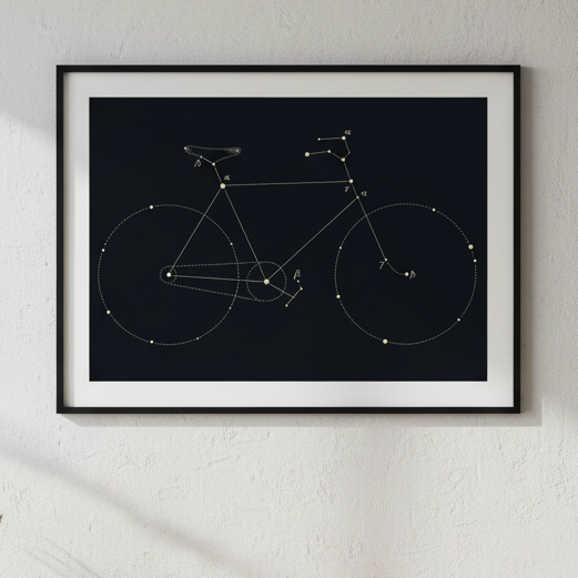 Bike Constellation - Cream by Florent Bodart