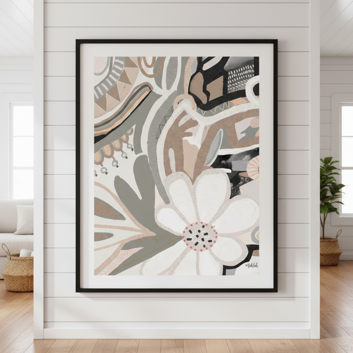 Polly Earth Flower by Inkheart Designs