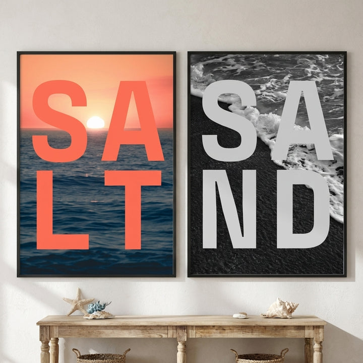 Salt and Sand Set of 2 by Casey McCallister