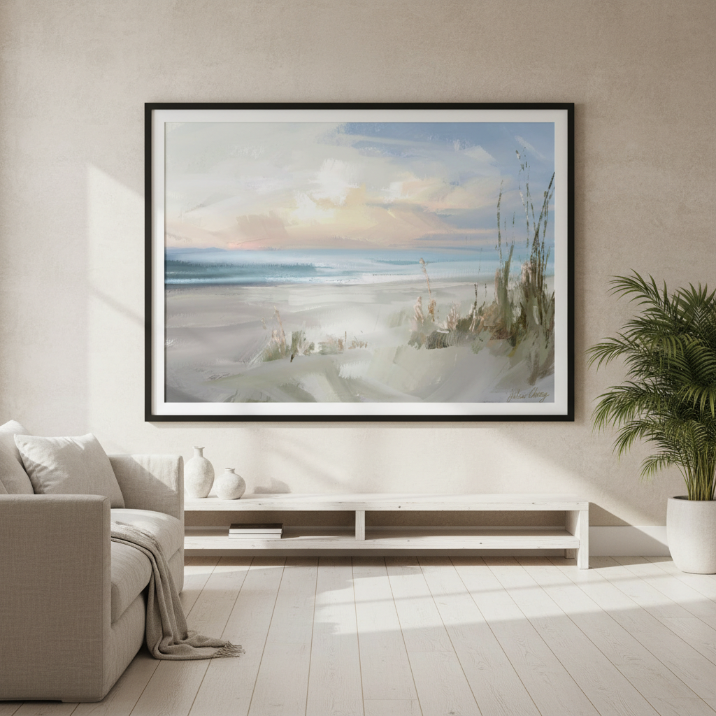 Beach Sunset by Julia Cheney