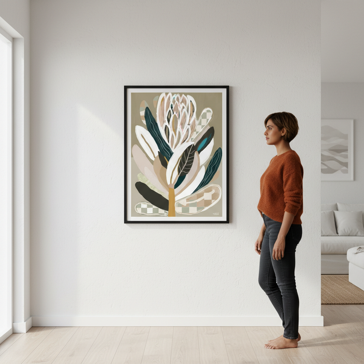 Sage Protea by Inkheart Designs