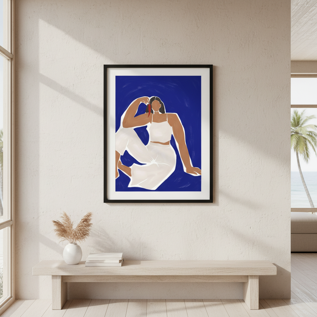 Woman with Chili by Ivy Green Illustrations