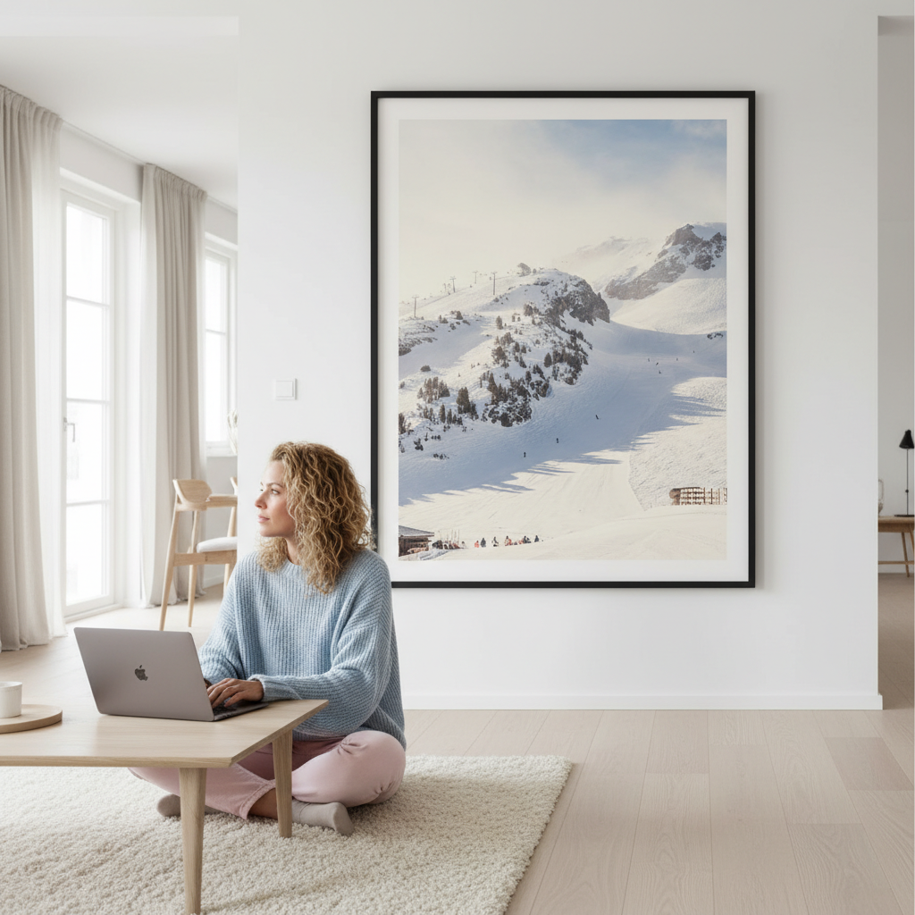 Saddle Bowl, Mammoth Vertical by Josh Wilson