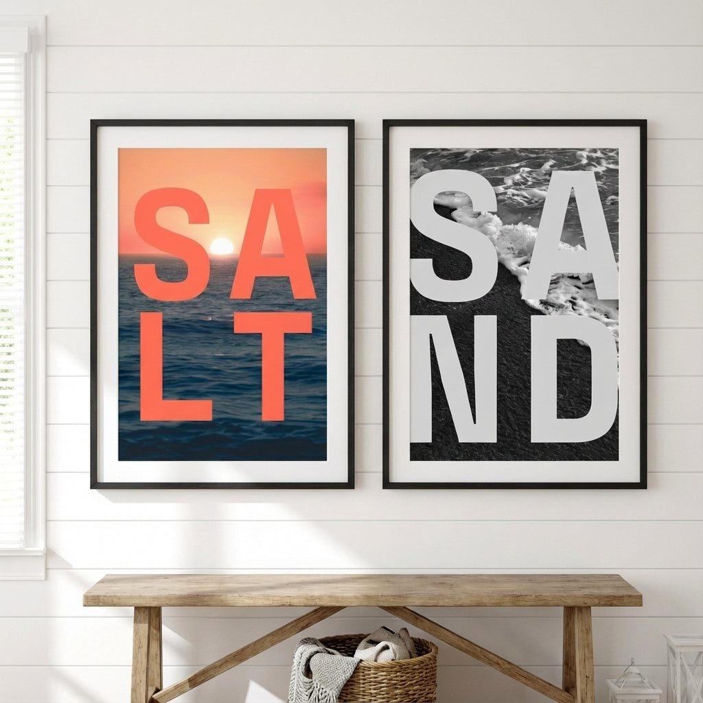 Salt and Sand Set of 2 by Casey McCallister