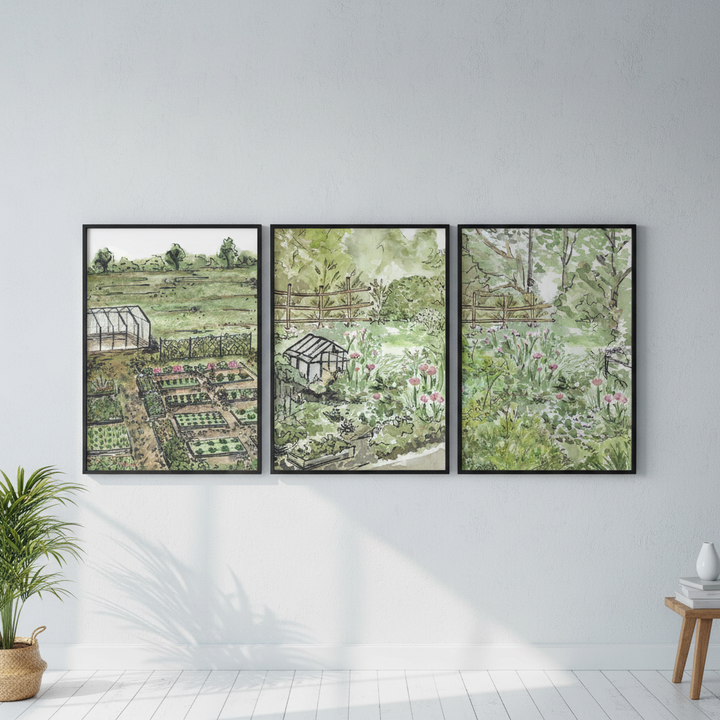 A Trio of Gardens by Josephine Wianto