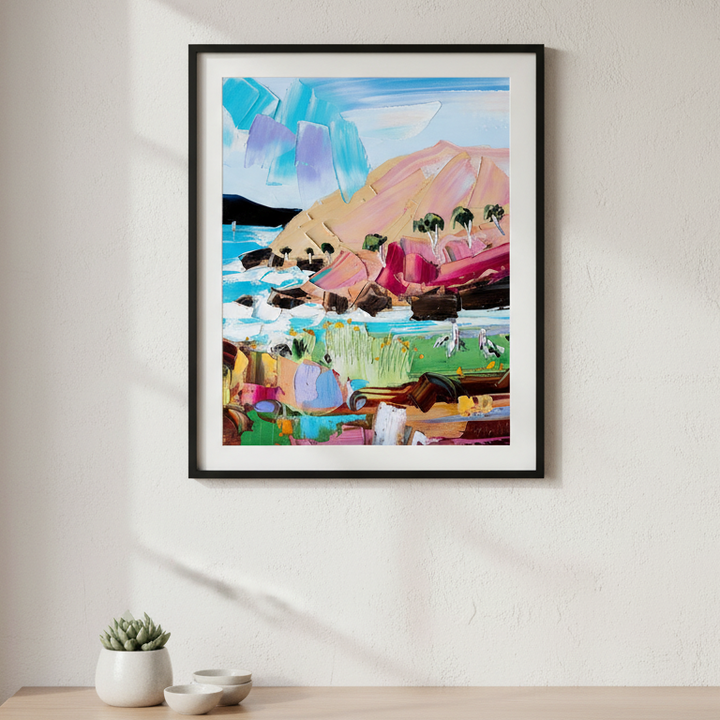 Two Pelicans by Angela Hawkey