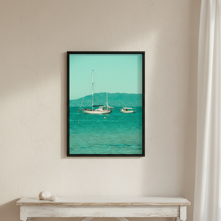 Boats Anchored in the Bay by Steven Scott