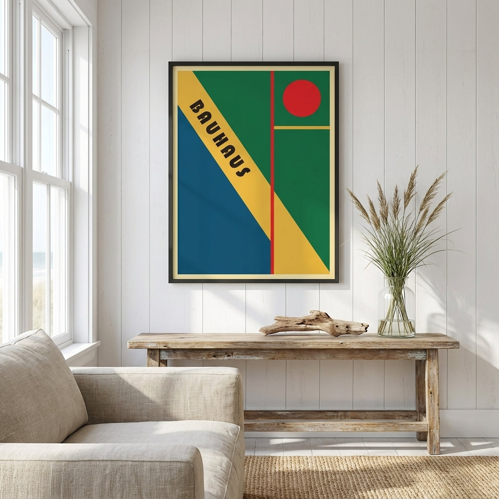 Red Circle Study by Bauhaus