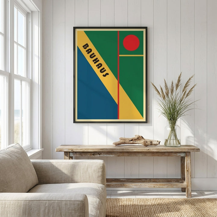 Red Circle Study by Bauhaus