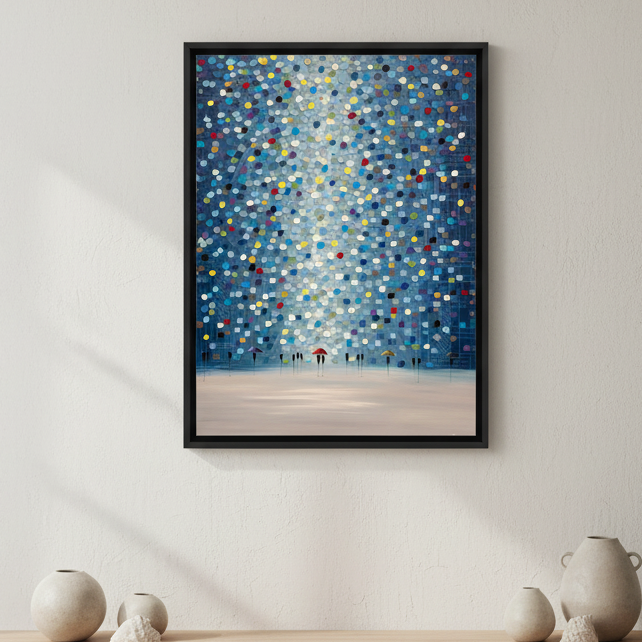 Raindrop Confetti by Ekaterina Ermilkina