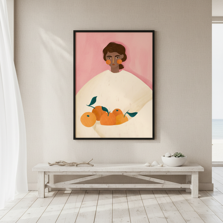 Woman with Oranges by Bea Muller