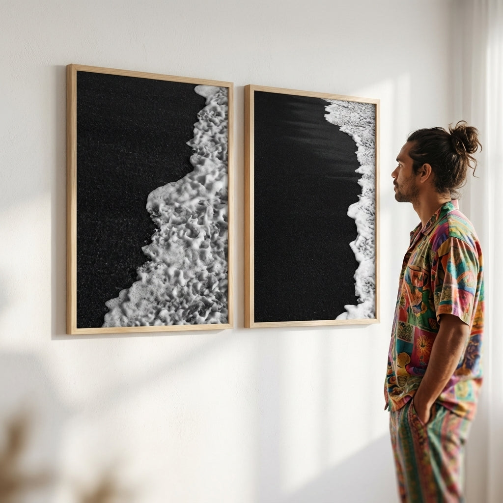 Black Sand Set of 2 by Casey McCallister