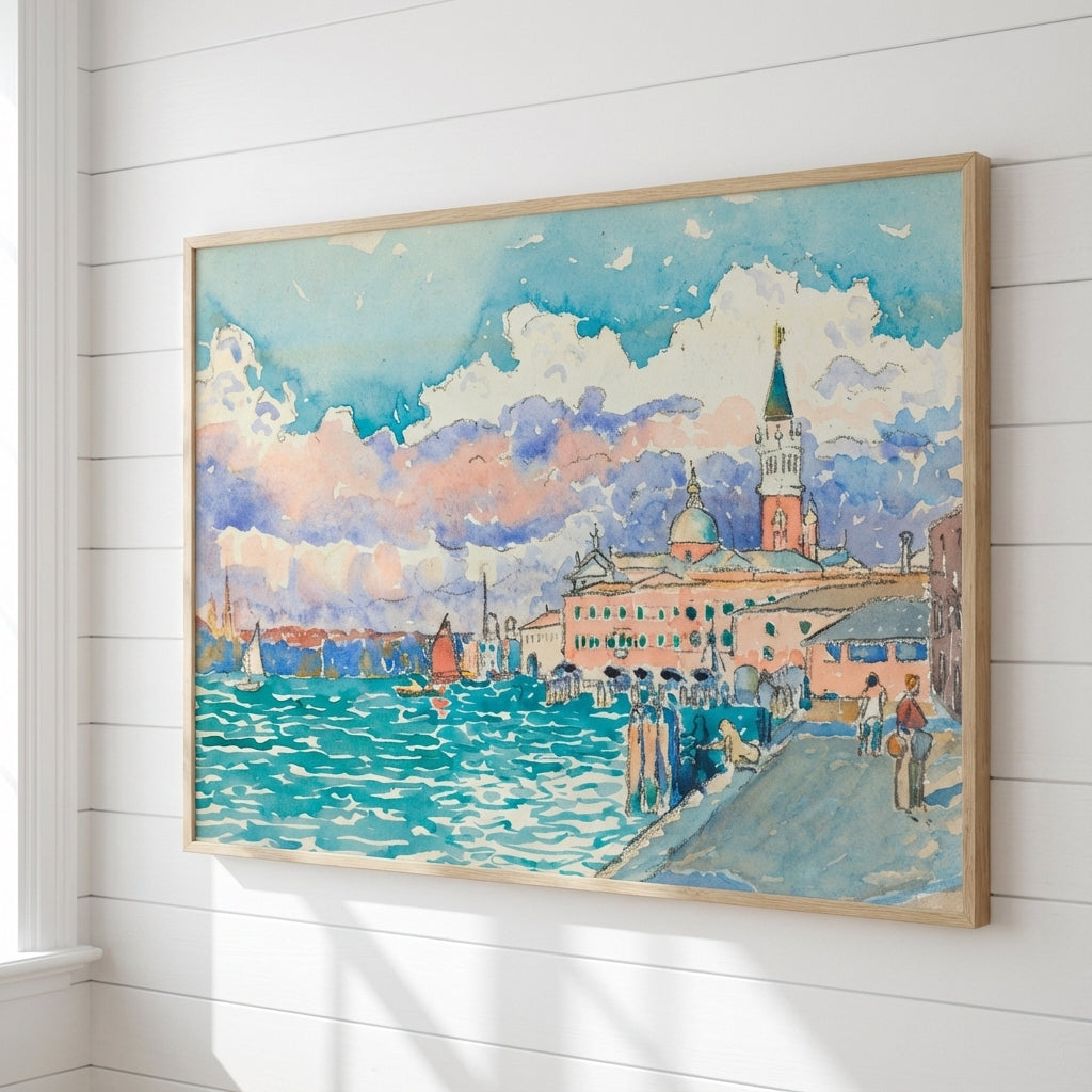Vintage Venice Art Print Henri Edmond