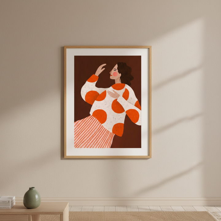 Woman with Dots by Bea Muller