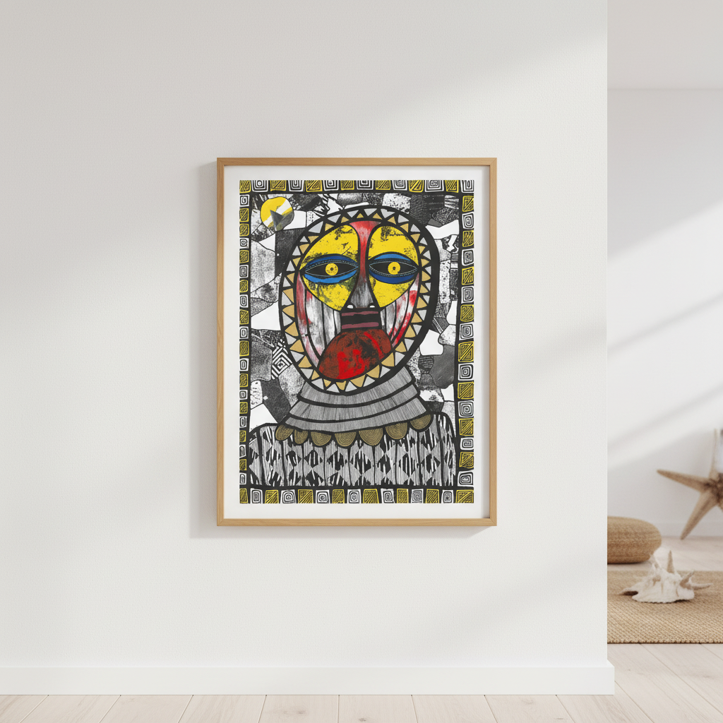 Sun Mask by Sven Reubens