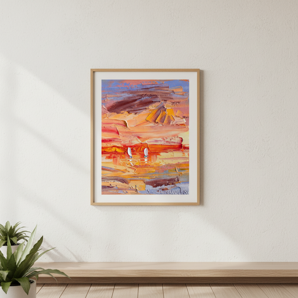 Sunset Duet by Angela Hawkey