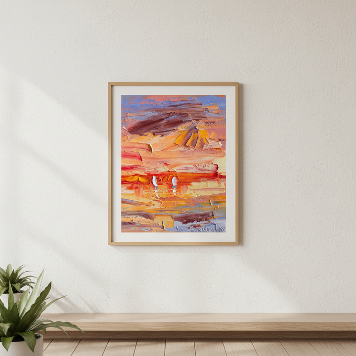 Sunset Duet by Angela Hawkey