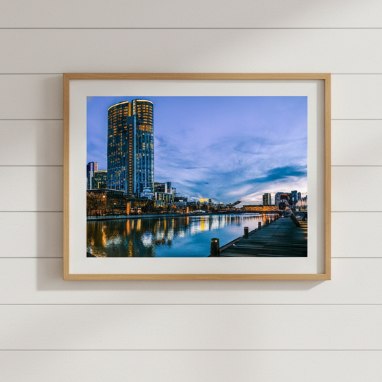 Melbourne Crown Casino at Blue Hour by Steven Scott