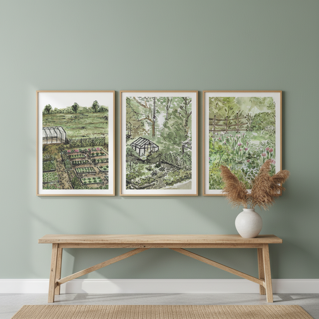 A Trio of Gardens by Josephine Wianto