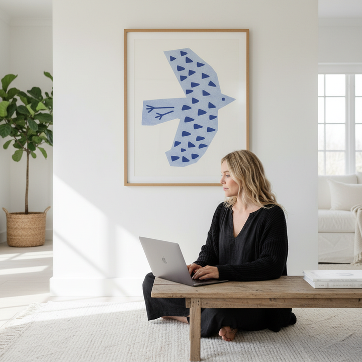 Blue Bird by Silvia Visscher