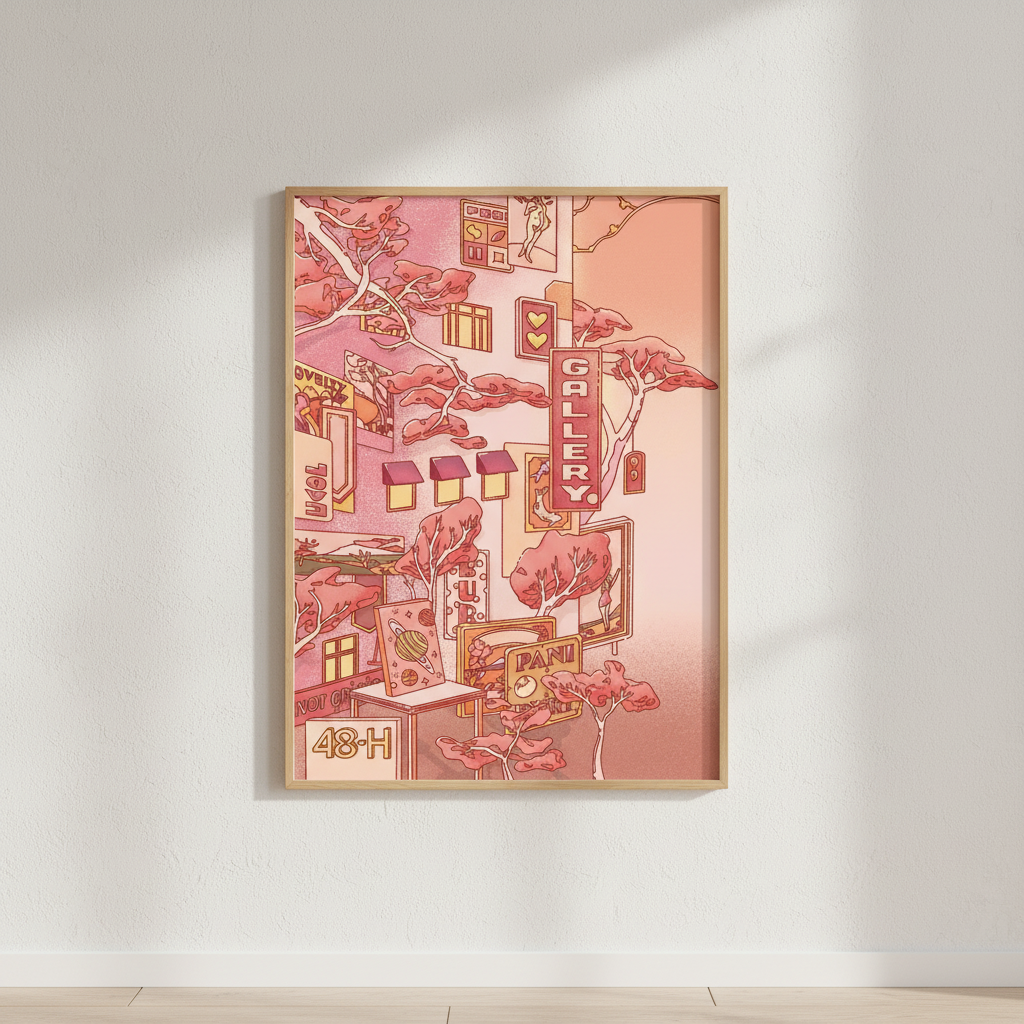 Sundays at the Sake Hotel I Sunset by Lauren Ly