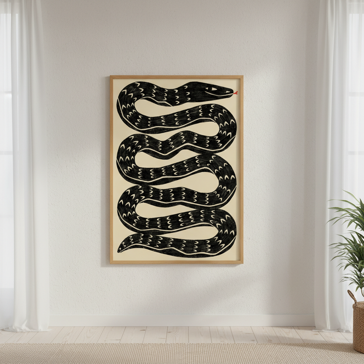 Snake Black by Manne Jalilian