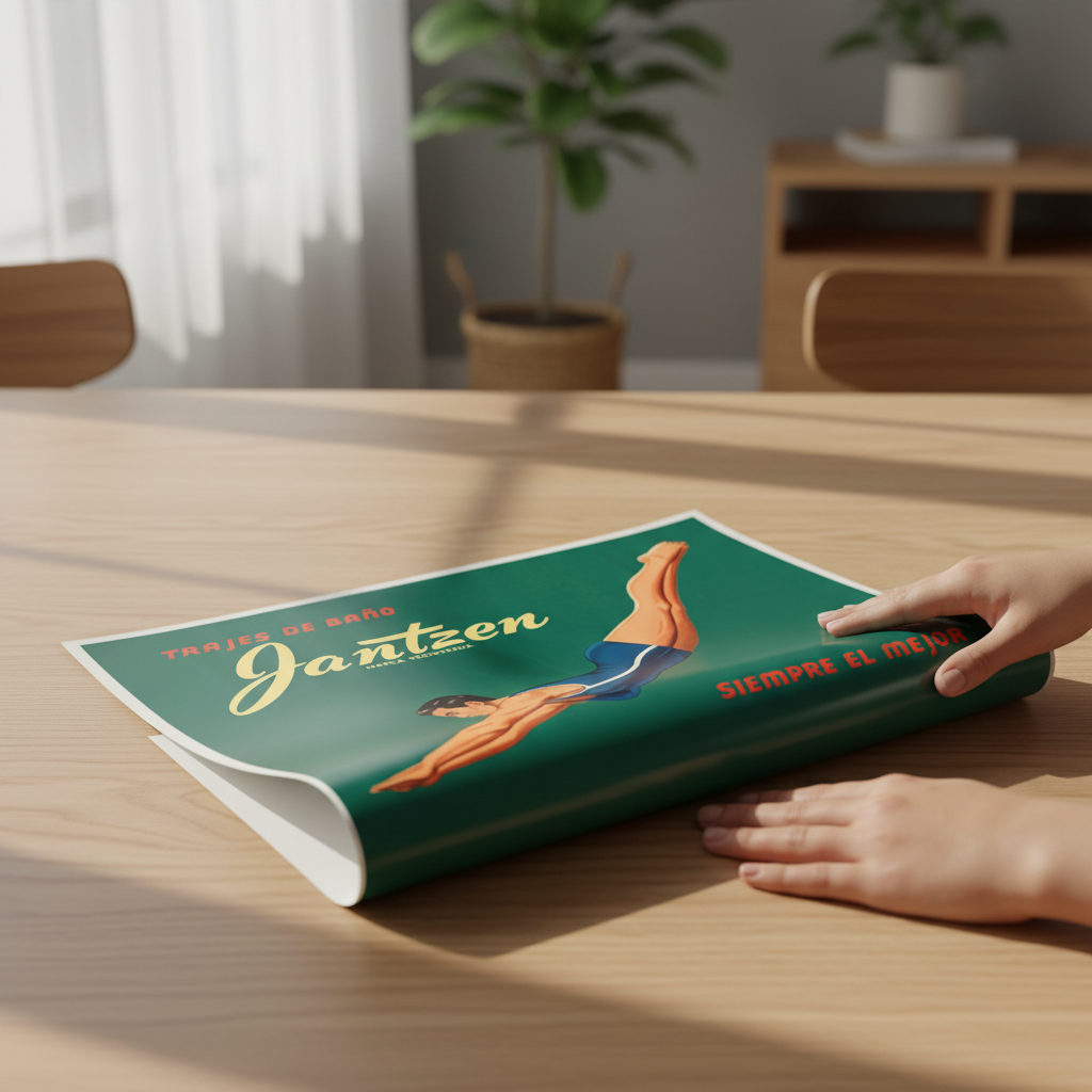 Janzten Vintage Swimwear Ad Poster