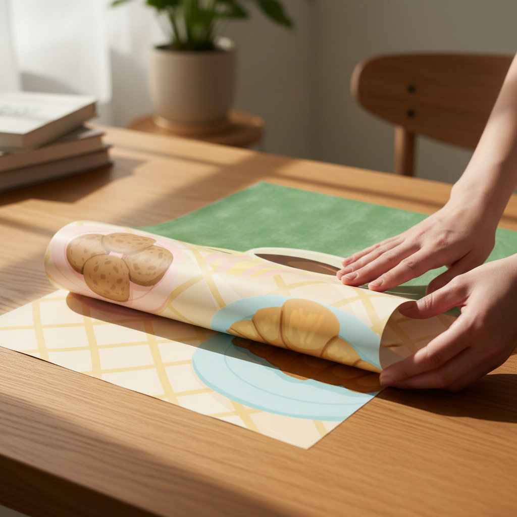 Morning Pastry & Coffee Print by Lisa Solomoniuk