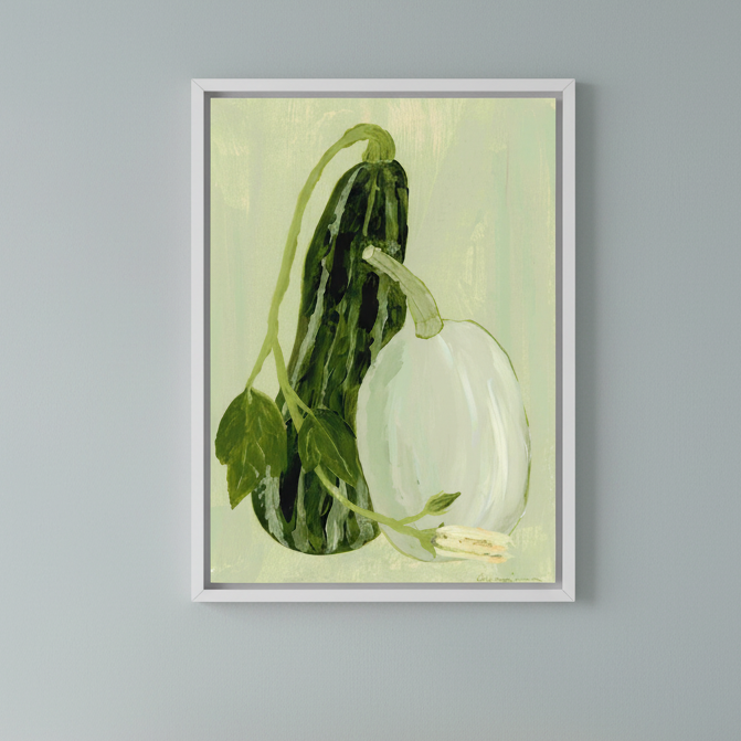 Calabaza Y Calabacin Verde by Marina GarcÃ­a FernÃ¡ndez