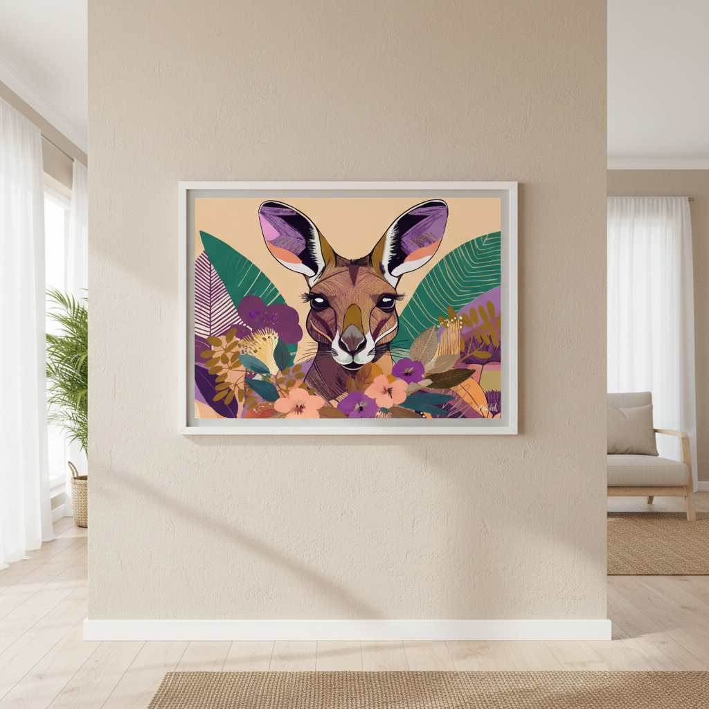 Empyreal Kangaroo by Inkheart Designs