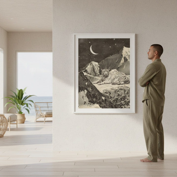 Giant White Tiger by Florent Bodart