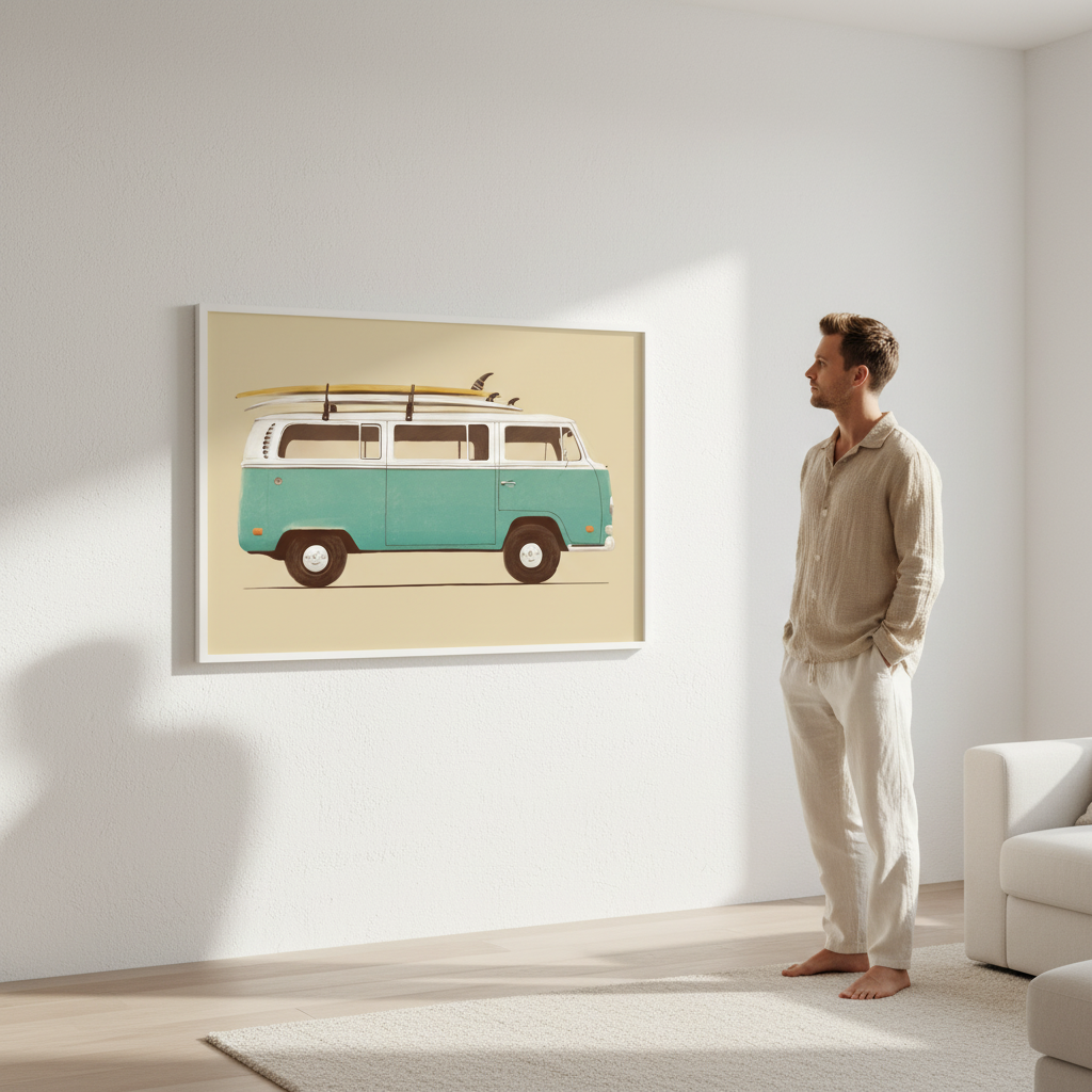 Blue Van by Florent Bodart