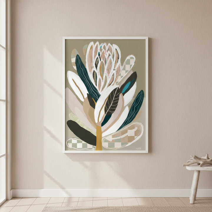 Sage Protea by Inkheart Designs