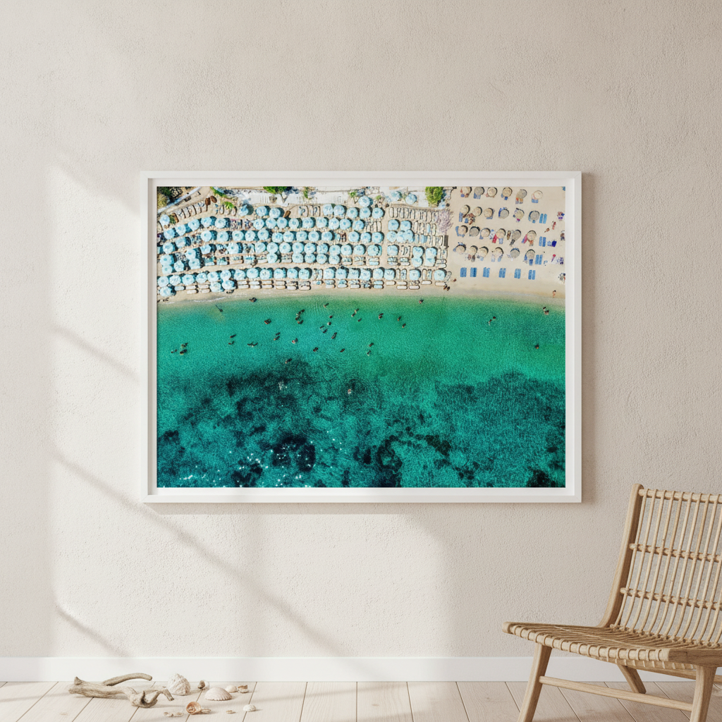 Mediterranean Aerial Coastal Beach Photography